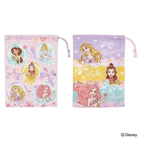 コップ袋 2枚セット プリンセス25