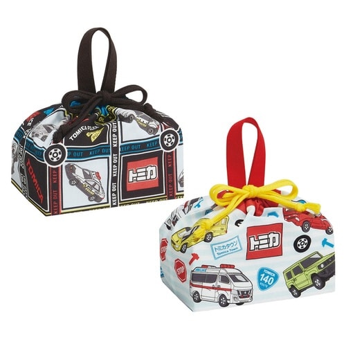 弁当袋 ランチ巾着 2枚セット トミカ