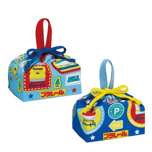 弁当袋 ランチ巾着 2枚入 プラレール
