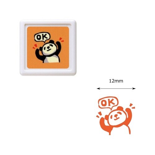 パンダミニ浸透印/OK・バンザイ005×10