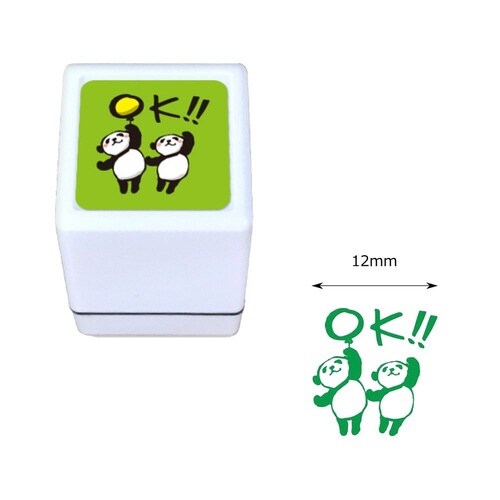 パンダミニ浸透印/OK 0543−017×10