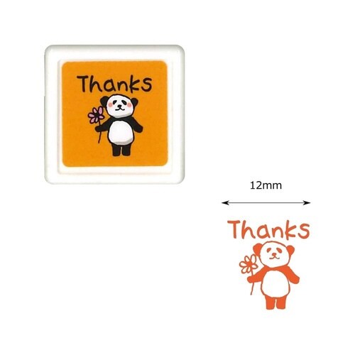 パンダミニ浸透印/Thanks 020×10