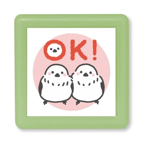Nミニポンスタンプ/OK・シマエナガ×8