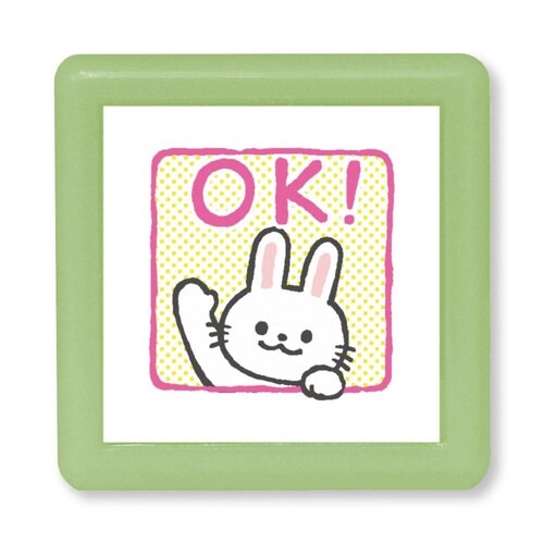 Nミニポンスタンプ/OK・ウサギ×8