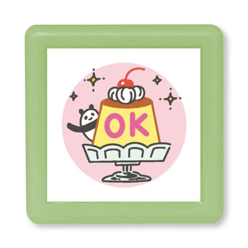 Nミニポンスタンプ/OK・パンダ・プリン×8