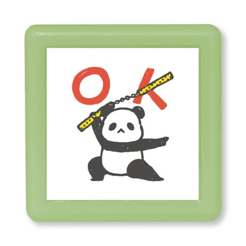 Nミニポンスタンプ/OK・パンダ×8