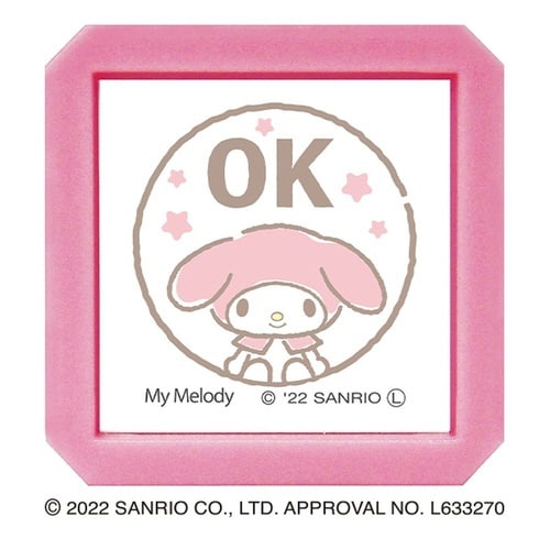 サンリオキャラクターズ浸透印SQ/マイメロ02×6