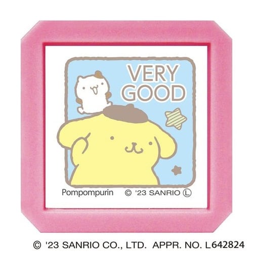 サンリオキャラクターズ浸透印SQポムポム10×6