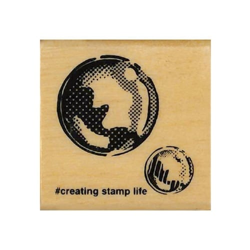 Nアイラブスタンプ/シャボン玉2つ01×8