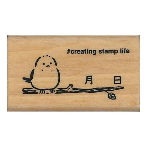 Nアイラブスタンプ/シマエナガ・月日12×8