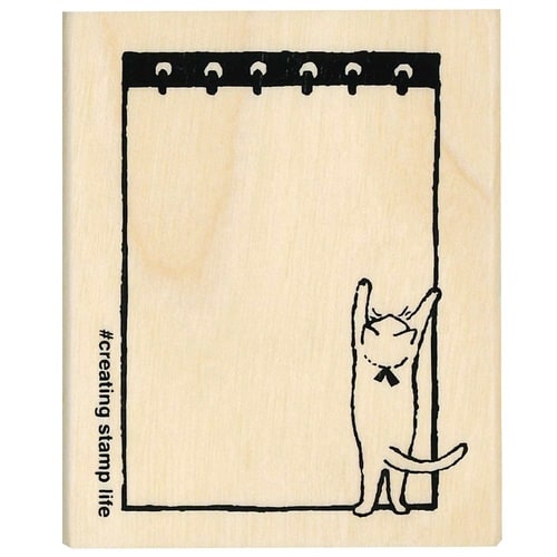 Nアイラブスタンプ/メモ帳猫 1536−006×6