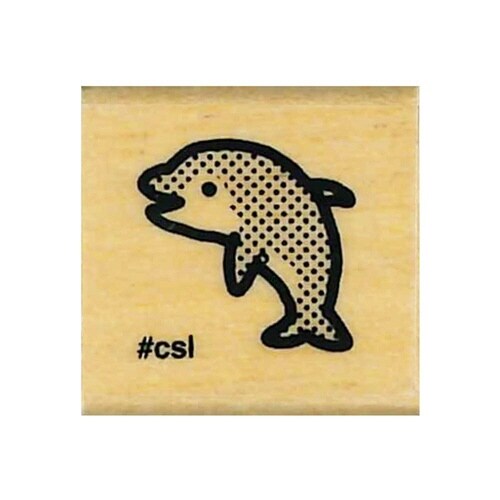 Nアイラブスタンプ/イルカ(小) 028×12