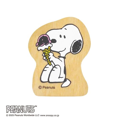 スヌーピー ウッドピーススタンプ 2283−004