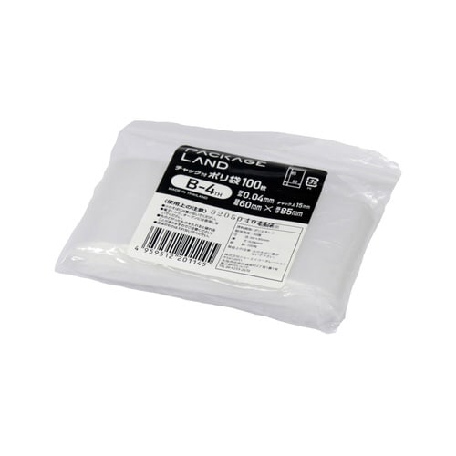 チャック付ポリ袋 100枚入×150パック