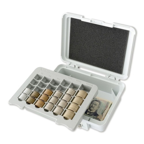 ポータブルキャッシュケース ホワイト