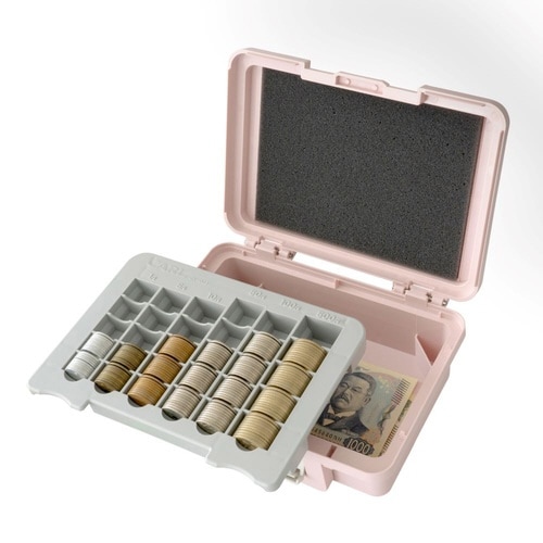 ポータブルキャッシュケース ピンク