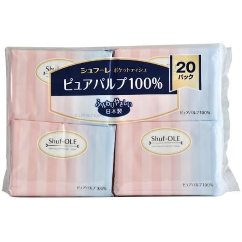 シュフーレポケット ピュアパルプ×20
