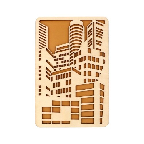 かさね木 シンプルカラー 夜景・観覧車×4