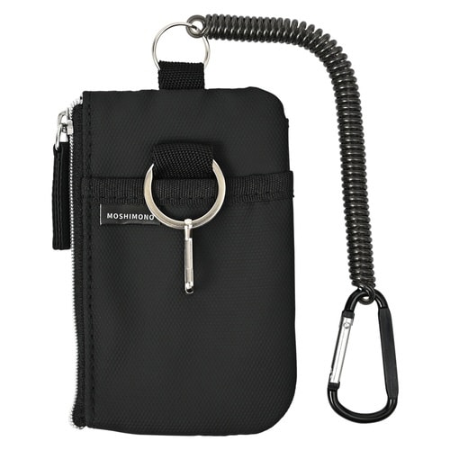 非常用品を携帯できるパスケース ブラック×3