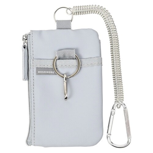 非常用品を携帯できるパスケース グレー×3