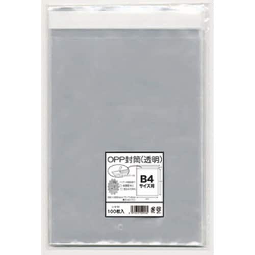 OPP透明封筒 B4 100枚P
