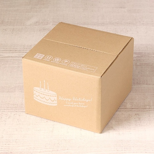 宅配用ダンボール hacobo! ケーキ柄60サイ
