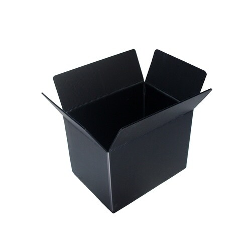 プラ製段ボール 底面A4 黒 20枚