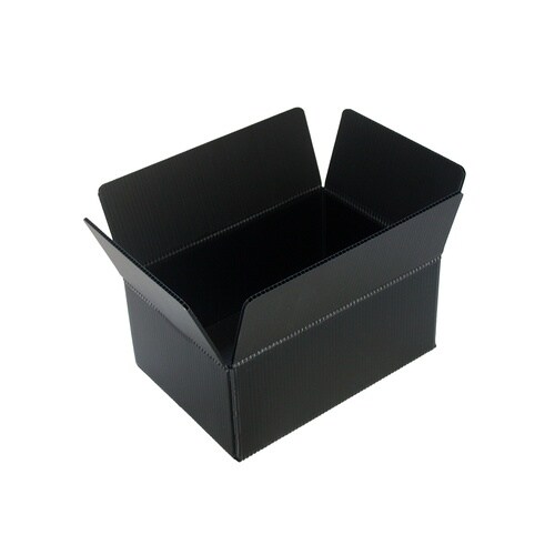 プラ製段ボール 底面B5 60サイズ 黒 20枚