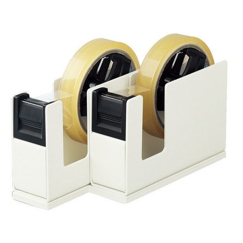 テープカッター<カルカット>2連 ライトグレー