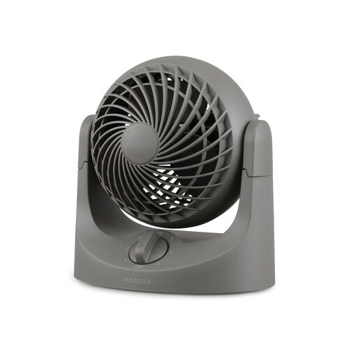 卓上扇 マカロンmini固定式 グレー