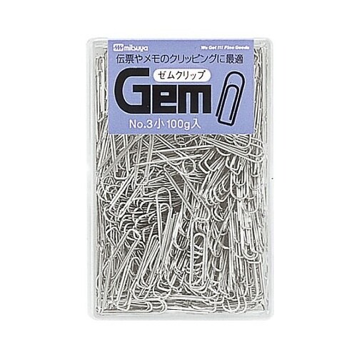 ゼムクリップ小100g 350本×10箱