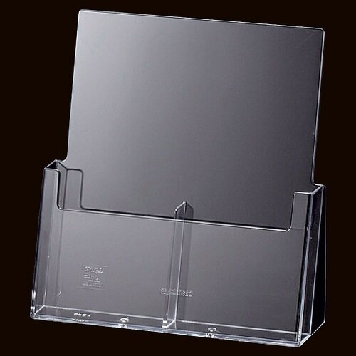 卓上パンフレット立て A4三ツ折タテ2列