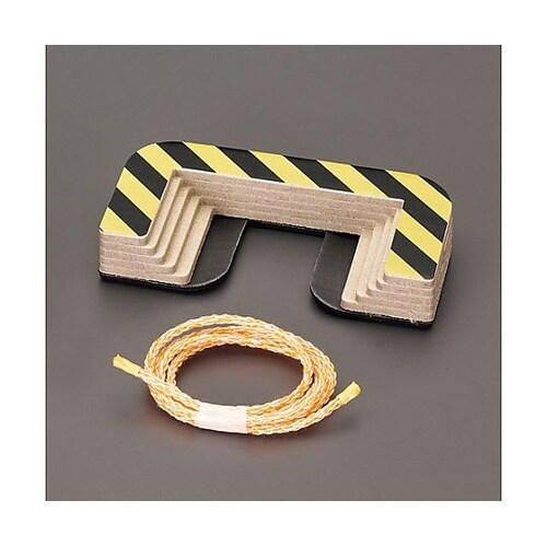 150mm 台車用ストッパー(黄・黒/2