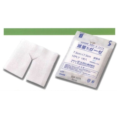 滅菌Sガーゼ Y字 16P 4cm 1枚