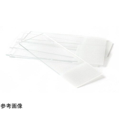 フロストスライドガラス 縁磨90度タイプ