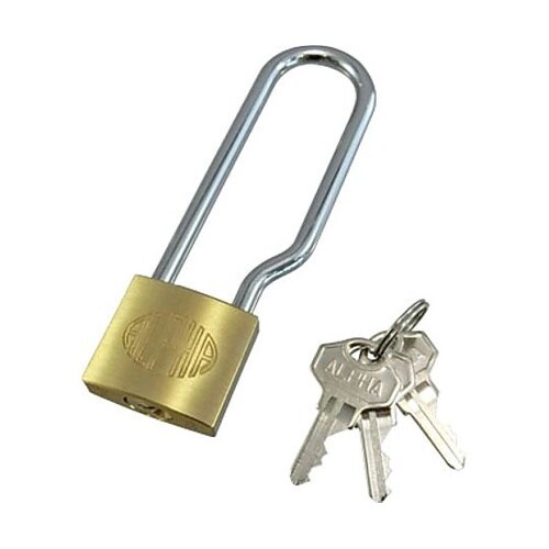 アルファ シリンダー南京錠 吊長タイプ