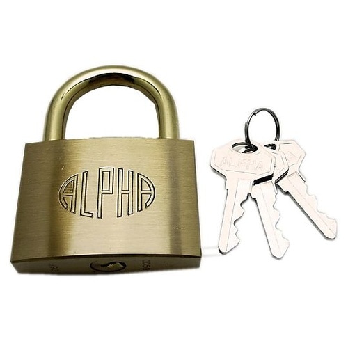 アルファ シリンダー南京錠 60mm 同