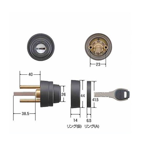 取替シリンダー FBロック ALPHA−