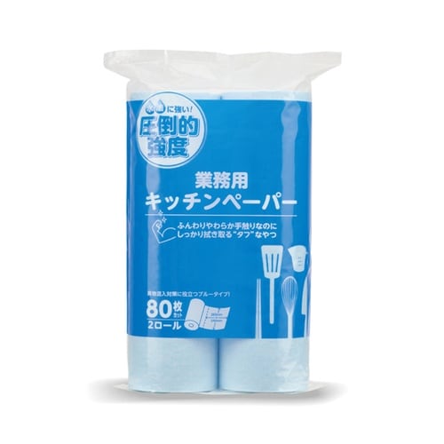 キッチンペーパー圧倒的強度 ブルー 1ケ