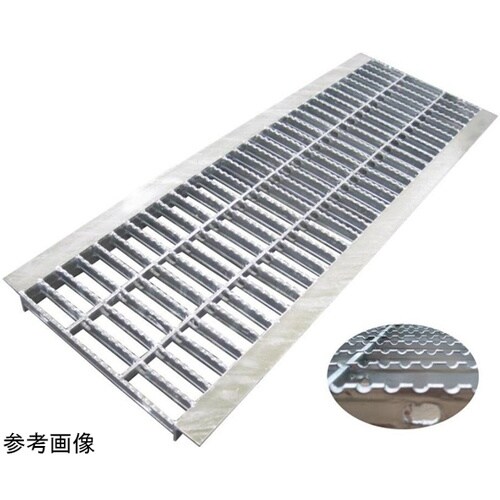 ノンスリップ型U字溝用グレーチング(適用