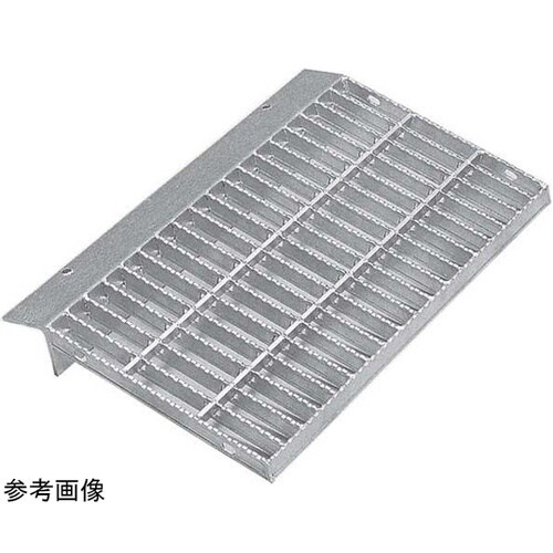 ノンスリップ型歩道上りグレーチング乗用車