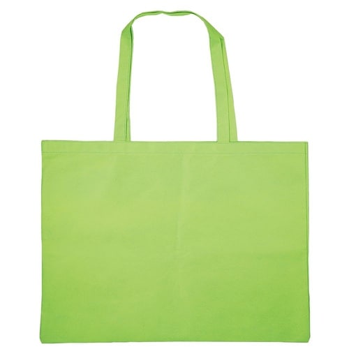 カラー不織布バッグ 黄緑 11426