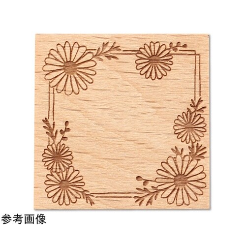 木柄スタンプ30 レトロフラワー 木春菊