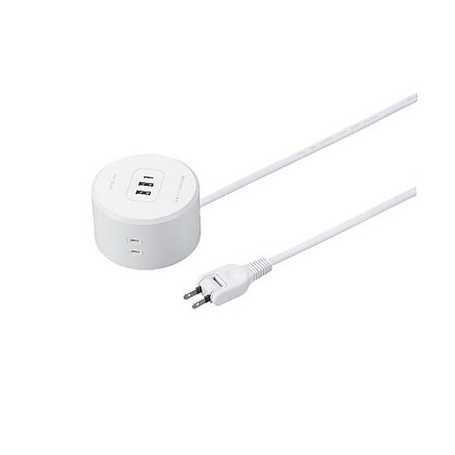 丸型タップ 4個口 PD20W 0.5m