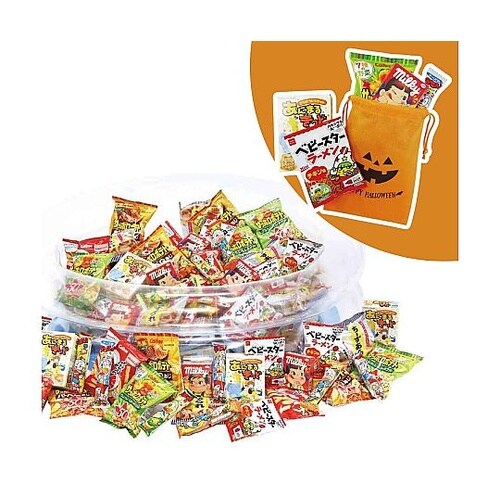 約40人用 ハロウィン巾着お菓子詰め放題
