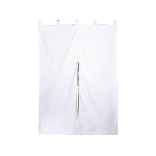 のれん 無地(半間)白 幅85×高さ12