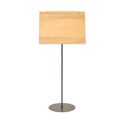 モクペタボードスタンドM−A3黒 白木