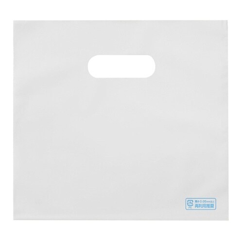 梨地ソフトポリ袋 SS ホワイト 1袋(