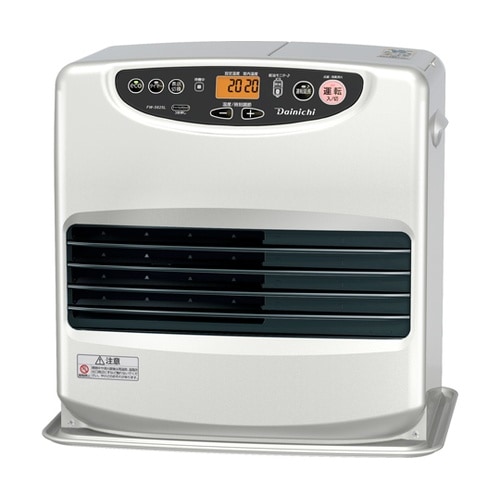 家庭用石油ファンヒーター ライトシルバー