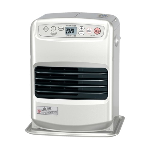 家庭用石油ファンヒーター ライトシルバー